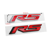Chevrolet RS Logo ABS Car Rear Sticker Decal Auto Body Emblem Badge