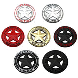Jeep TEXAS Edition Metal Car Body Side Fender Sticker Decal Auto Trunk Emblem Badge