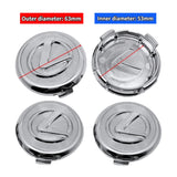 4pcs/set 61.5/63mm Car Wheel Hub Center Caps Emblem Cover for Lexus