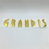 Mitsubishi GRANDIS ABS Car Rear Sticker Emblem Badge Decal