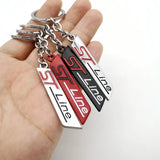 Ford ST Line Logo Metal Car Keychain Keyring