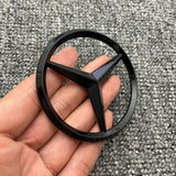 70mm Car Front Engine Cover Emblem Sticker for Mercedes Benz GLE GLA GLC ML W117 W117 W176 W177 W204 W205 W213
