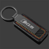 Audi Q3 Q5 Q7 SQ3 SQ5 SQ7 Q2L Q5L Car Logo Leather Keychain Pendant Keyring