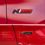 Hyundai N LINE Logo Metal Car Rear Sticker Trunk Emblem Badge Decal