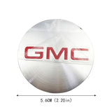 4pcs/set 56mm GMC Car Wheel Center Hub Cap Sticker Decal