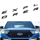 Ford EXPLORER 2020-2022 ABS Car Front Hood Sticker Emblem Badge Decal