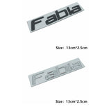 Skoda RAPID SUPERB OCTAVIA KAROQ KODIAQ KAMIQ Fabia 4x4 YETI Metal Car Rear Sticker Trunk Emblem Badge Decal
