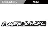 Ford Power Stroke Diesel V8 Metal Car Rear Sticker Auto Body Emblem Badge Decal