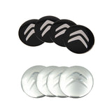 4pcs/set 65mm Citroen Car Wheel Center Hub Cap Sticker Decal