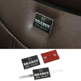 Mercedes Benz Brabus Metal Car Seat Emblem Clips Console Badge Sticker