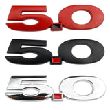 Ford 3.7 5.0 Logo Metal Car Rear Sticker Body Emblem Badge Decal