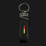 Mercedes Benz Suede Car Keychain Holder Keyring Pandant