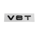 Audi V6T V8T ABS Car Rear Sticker Trunk Emblem Badge Decal