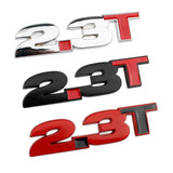 Ford 2.3T Logo Metal Car Rear Sticker Auto Body Emblem Badge Decal