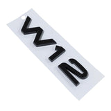 Audi W12 ABS Car Rear Sticker Trunk Emblem Badge Decal