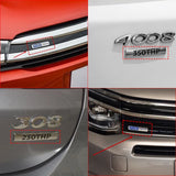 Peugeot 230THP 350THP 380THP Pure Tech eTHP 1.8 GT Logo ABS Car Rear Sticker Trunk Emblem Badge Decal