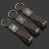 For Volkswagen VW Logo R Santana GTI Jetta Tiguan Golf POLO Passat B5 B6 Bora CC Car Keychain Pendant Auto Key Chain Key Holder Decoration