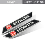 2pcs Honda Car Fender Side Stickers Trunk Anti-scratch Decal