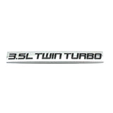 Ford 3.5L 6.4L TWIN TURBO Metal Car Rear Sticker Auto Body Side Emblem Badge Decal