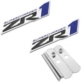 Chevrolet ZR1 Logo Metal Car Rear Sticker Decal Auto Front Grille Emblem Badge