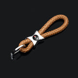 Audi Logo Braided Rope Car Keychain Keyring