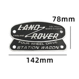 Land Rover DEFENDER 110 Logo Metal Car Front Emblem Badge Rear Sticker Decal