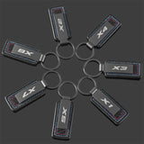 BMW X1 X2 X3 X4 X5 X6 X7 Logo Oxford Webbing Metal Car Keychain Keyring