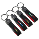 BMW X1 Logo Suede Car Keyring Metal Key Chains Holder Pendant