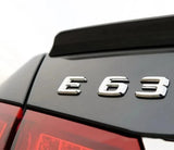 Mercedes Benz E63 C63 ABS Car Rear Decals Badge Sticker