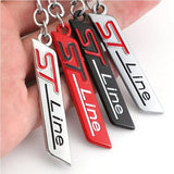 Ford ST Line Logo Metal Car Keychain Keyring