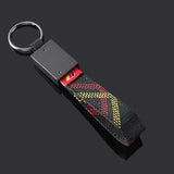 Volkswagen VW R Oxford Webbing Car Keychain Pendant Key Chain Holder