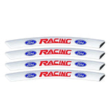 4pcs/set 9cm Ford Aluminum Alloy Car Wheel Rim Tyre Sticker