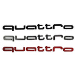 Audi Quattro Car Rear Sticker Trunk Emblem Badge Decal
