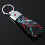 BMW M Power Oxford Webbing Car Keychain