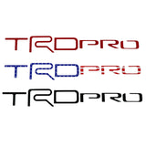68x6.5cm for Tundra TACOMA TRD PRO Badge Side Body Label Pickup Truck Groove Stickers ABS Plastic Modified Decals Styling