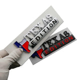 Jeep Texas Edition Lone Star Metal/ABS Car Front Grille Emblem Badge Auto Body Fender Side Sticker