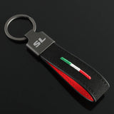 Mercedes Benz SL Suede Car Keychain Pendant