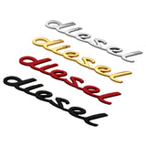 Jeep Diesel Metal Car Body Side Sticker Rear Emblem Badge