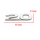 Mazda 2.0 2.5 Metal Car Rear Sticker Decal Auto Trunk Emblem Badge