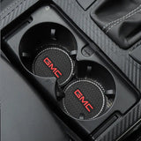2PCS GMC Diamond Car Water Coaster Cup Mat