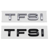 Audi TFSI Logo ABS Car Rear Sticker Trunk Emblem Badge Decal