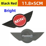ABS Car Styling for Mini Cooper Hood Emblem Sticker Refit Replacement Front Head Accessories