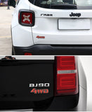 Jeep 4x4 4WD Logo Alloy Car Body Side Sticker Decal Trunk Emblem Badge