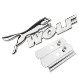 Ford Wolf Logo Metal Car Front Grille Emblem Trunk Badge Sticker Decal