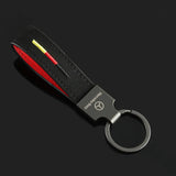 Mercedes Benz Suede Car Keychain Key Rings Holder Pendant