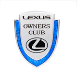 Lexus Metal Shield Car Rear Sticker Auto Window Emblem Badge Decal