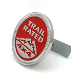 Jeep Trail Rated 4x4 Metal Car Rear Sticker Body Side Decal Auto Front Grille Emblem Badge