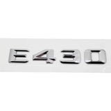 Mercedes Benz E300 E320 E350 E400 E420 E430 E500 E550 Car Rear Stickers Enblem Badge