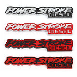 Ford Power Stroke Diesel V8 Metal Car Rear Sticker Auto Body Emblem Badge Decal