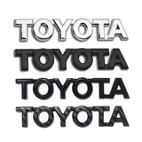 Letter Emblem Badge 3D Car Stickers for Toyota